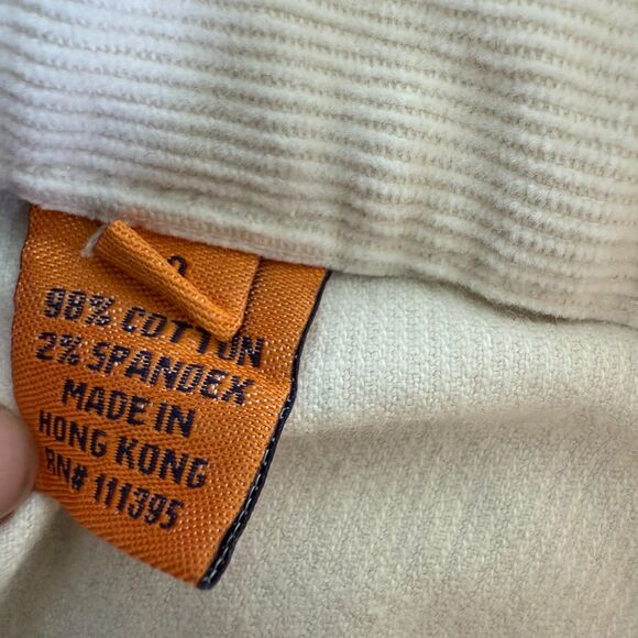 Tory Burch Corduroy Pants Women’s 0 Cream‎ Flared Leg - Picture 4 of 5